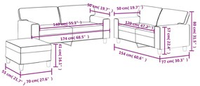 3 részes krémszínű műbőr ülőgarnitúra
