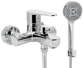 Kád csaptelep Novaservis Titania Fresh Eco zuhanyszettel együtt 100 mm króm 96025,0E