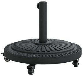 Napernyő Alap Kerek Kerekekkel Ø38-48 mm Rúdhoz 13 kg