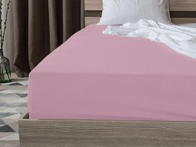 Jersey rózsaszín lepedő EXCLUSIVE 200 x 220 cm