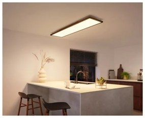 Philips Hue AURELLE LED 39W 230V stropní stmívatelné svítidlo černé 120x30 cm