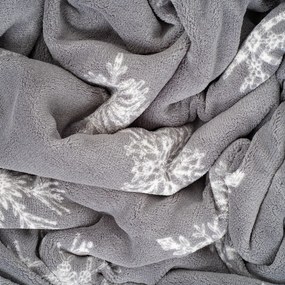 4Home Silent Snowfall gyapjú hatású pléd, 150 x 200cm