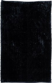 Fürdőszobaszőnyeg Csúszásgátló Mosható 90x60 Fekete