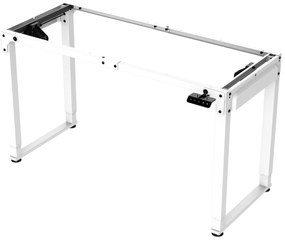[pro.tec] Állítható magasságú asztalkeret Kirkkonummi 135x55cm fehér