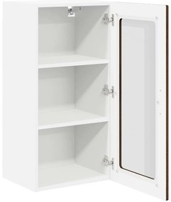 Fali konyhaszekrény ajtóval Barna Tölgy 40 x 31 x 80 cm Faanyag