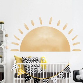 Gyerek falmatrica 155x75 cm Watercolor Sun – Ambiance