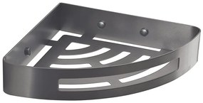 Gedy - Sarokpolc a zuhanyzóba SMART 21x4,5 cm metál szürke