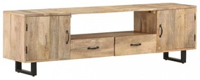 tömör mangófa TV-szekrény 160 x 30 x 45 cm