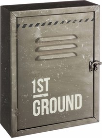 Loft fali kulcstartó szekrény fém 30 x 23 cm