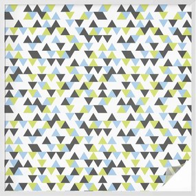 Szélvédőfólia Adatvédelem Geometrikus háromszögek 100x100 cm