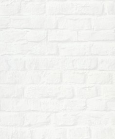 Vinil Tapéta Falazat Motívummal Fehér Tégla Tapéta