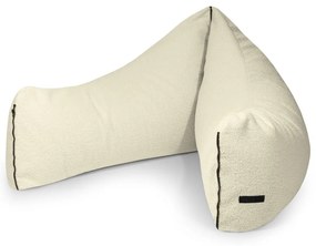 Krémszínű buklé gyerek babzsákfotel Clip Clap 115 – SLOWDOWN