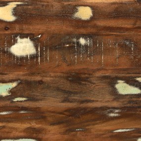 TV szekrény Többszínű 80x30x25 cm Tömör fa újrahasznosított