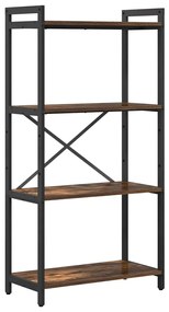 Könyvszekrény Füstölt tölgy 60 x 30 x 118 cm Faanyag