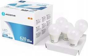 Izzó szett Led Aigostar SMD2835 A60 E14 7W Cw Box 5db