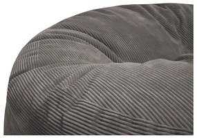 Krémszínű kordbársony babzsákfotel Roll 190 – SLOWDOWN