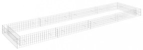 horganyzott acél gabion magaságyás 400 x 100 x 20 cm
