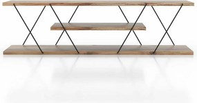 Canaz Black and Walnut TV-asztal