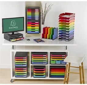 Irattároló, műanyag, 6 fiókos, EXACOMPTA Store-Box Maxi Iderama&amp;reg; (EX306798D)