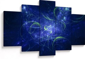 Kép - kék absztrakció (150x105 cm)