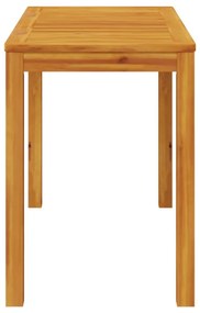 tömör akácfa kerti étkezőasztal 110 x 55 x 75 cm
