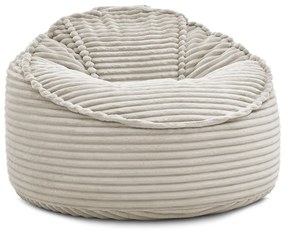 Bézs kordbársony babzsákfotel Socrate – Bobochic Paris