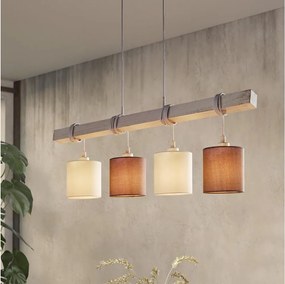 Eglo 49927 - LED csillár kábelen TOWNSHEND 2 4xE27/60W/230V