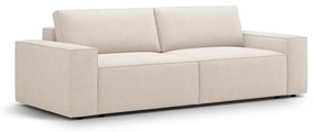 Bézs buklé kinyitható kanapé 247 cm Jodie – Micadoni Home
