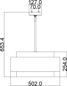 Feiss modern függeszték kenney ezüst elsfe-kenney-3p