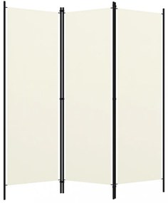 fehér 3 paneles paraván 150 x 180 cm