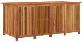 tömör akácfa kerti tárolóláda 175x80x75 cm