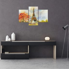 Festett kép az Eiffel-torony (90x60 cm)