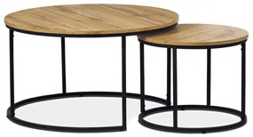 Set de mese moderne pentru fumat în culoarea stejarului sălbatic AF-3002