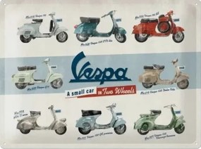 Fém tábla Vespa Small Car on Two Wheels, (40 x 30 cm)
