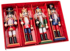 Fa karácsonyfadísz készlet 4 db-os 12,5 cm – Dakls