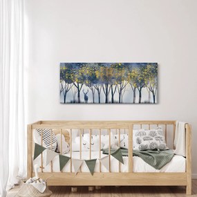 Kép egy szarvasról az erdőben (120x50 cm)