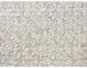 Bézs kárpitozott franciaágy ágyráccsal 180x200 cm Makana – Makamii