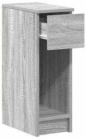 éjjeliszekrények fiókos 2 db szürke sonoma 20 x 36 x 60 cm