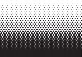 Fotótapéta Színátmenetes Féltónus Minimalizmus Fekete-Fehér Ritmus 300x210 +ragasztó