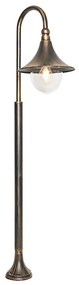 Klasszikus kültéri lámpa antik arany 100 cm IP44 - Daphne