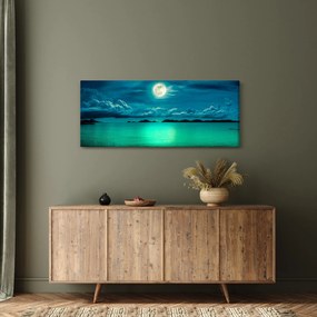 Kép - Telihold a felszín felett (120x50 cm)