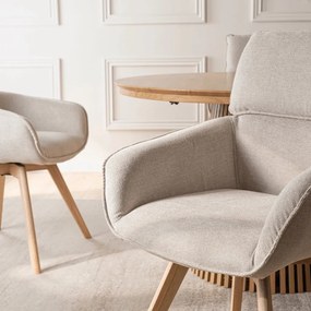 Forgó szék bézs színben, DIAS