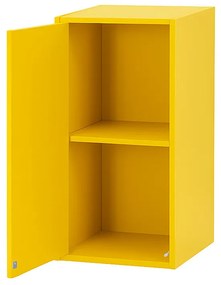 Boxie 1 ajtós fali szekrény 80x40x37 cm sárga