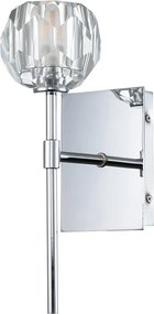 Quintiesse glamour fürdőszobai lámpa regalia csiszolt króm átlátszó elsqnregalia1pcbath IP44