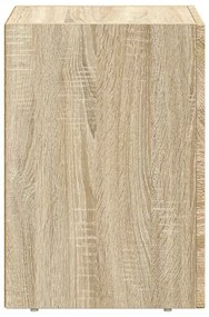 vidaXL Éjjeli asztal Sonoma tölgy 29.5 x 35 x 50 cm Faanyag