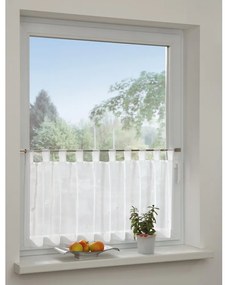 Fehér átlátszó függöny 48x140 cm Voile - Gardinia