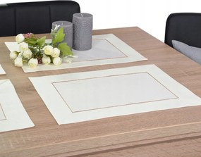 Panama Lux alátét 30x40 2db ekri arany