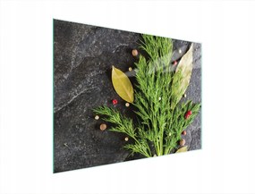 Üveg Vágódeszka 40x30 Kapor Edzett Üveg