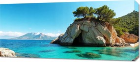 Vászonkép 90x40cm Hálószoba Nappaliba Panoráma Szigetek