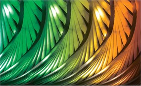 Tapéta Absztrakt Vonalak Hullámok Modern Futurizmus 368x254 Elegáns design +ragasztó